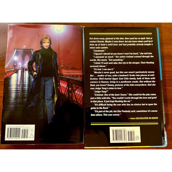 In Death Series by JD Robb Lot of 2 Hardcover Dust Jacket Fantasy Putnam - Picture 2 of 4